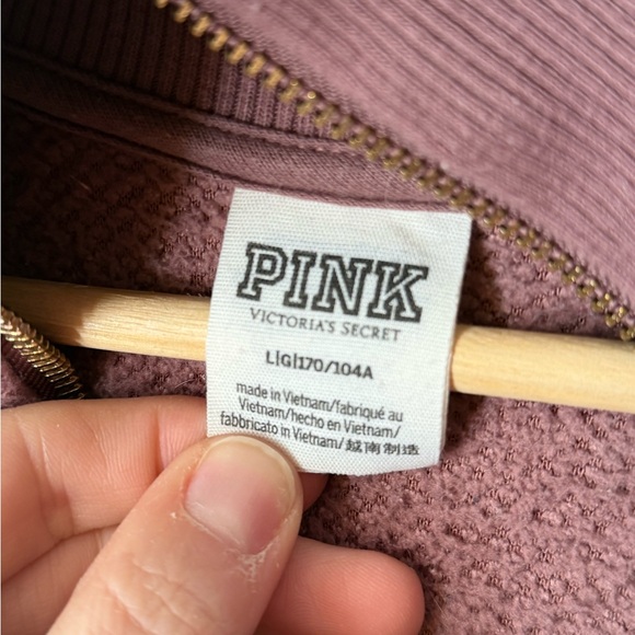 PINK Victoria's Secret Dusty Rose Ribbed Top - Picture 4 of 5